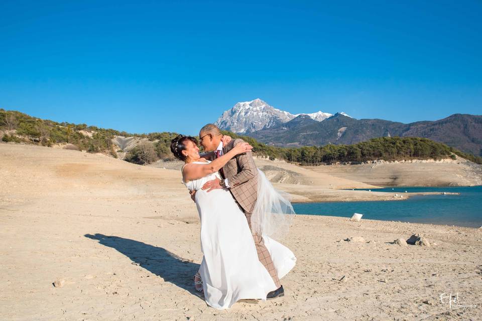 Séance photo mariage plage