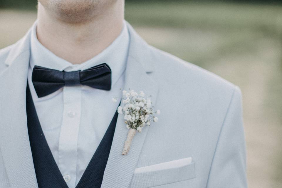 Boutonnière marié