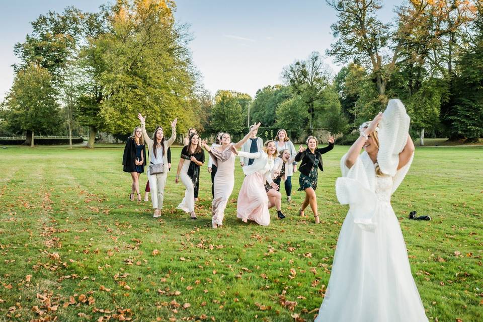 Lancer de bouquet