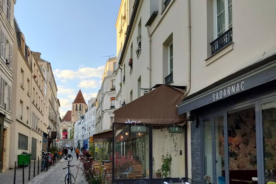 Rue pavée