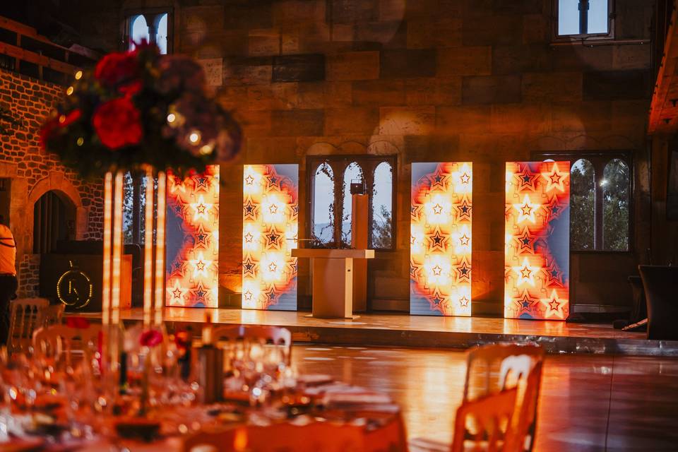 Ecran LED - Chateau Roquefeuil