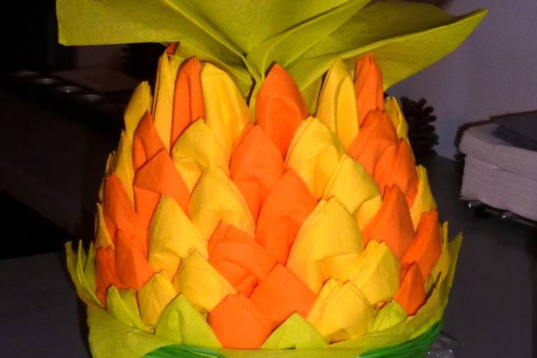 Ananas en serviettes