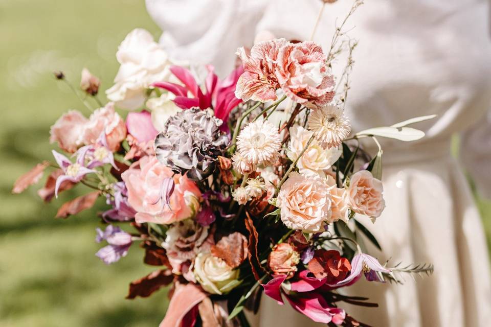 Zoom bouquet de mariée