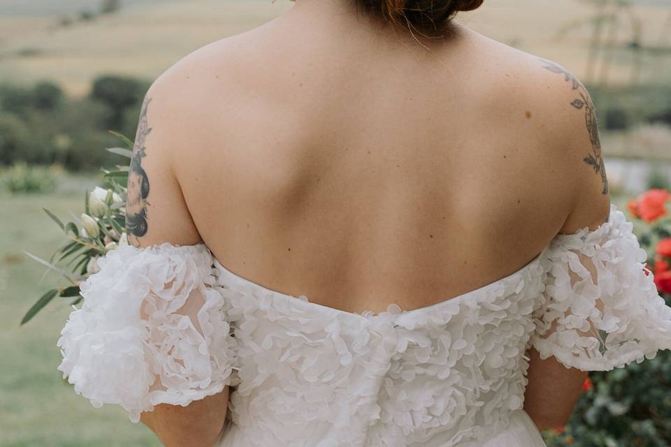 Chignon bas romantique