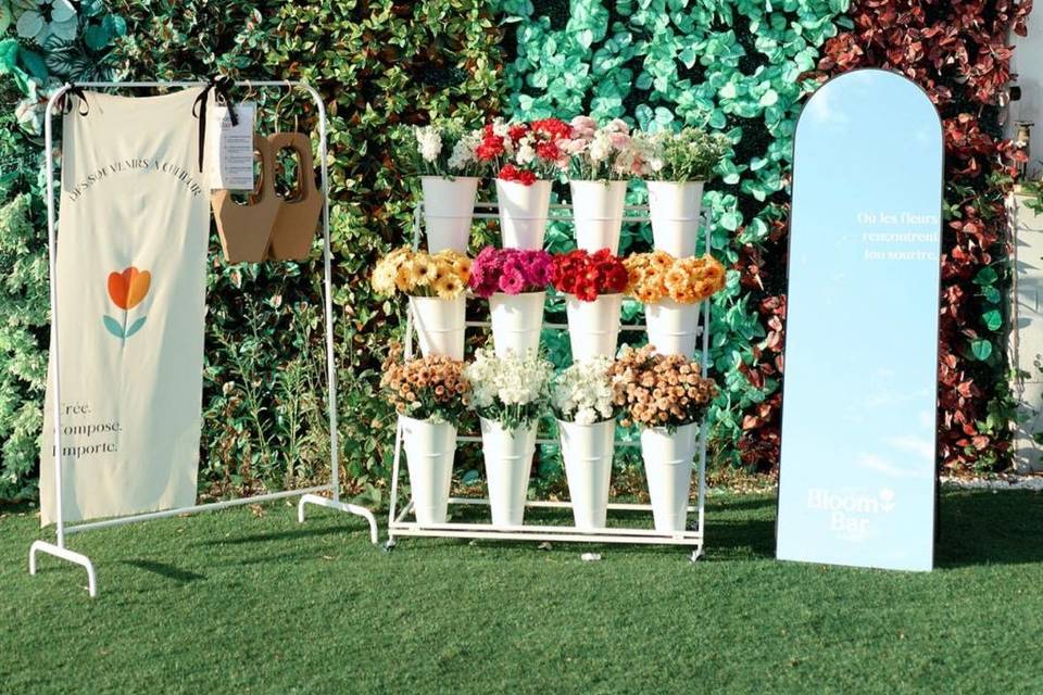 Bar à fleurs