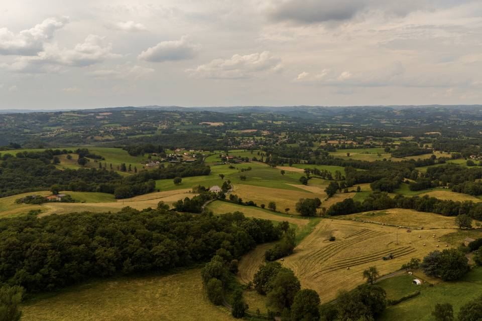 Photo au drone