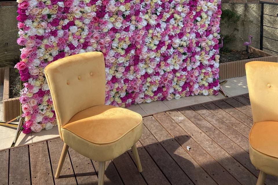 Mur floral