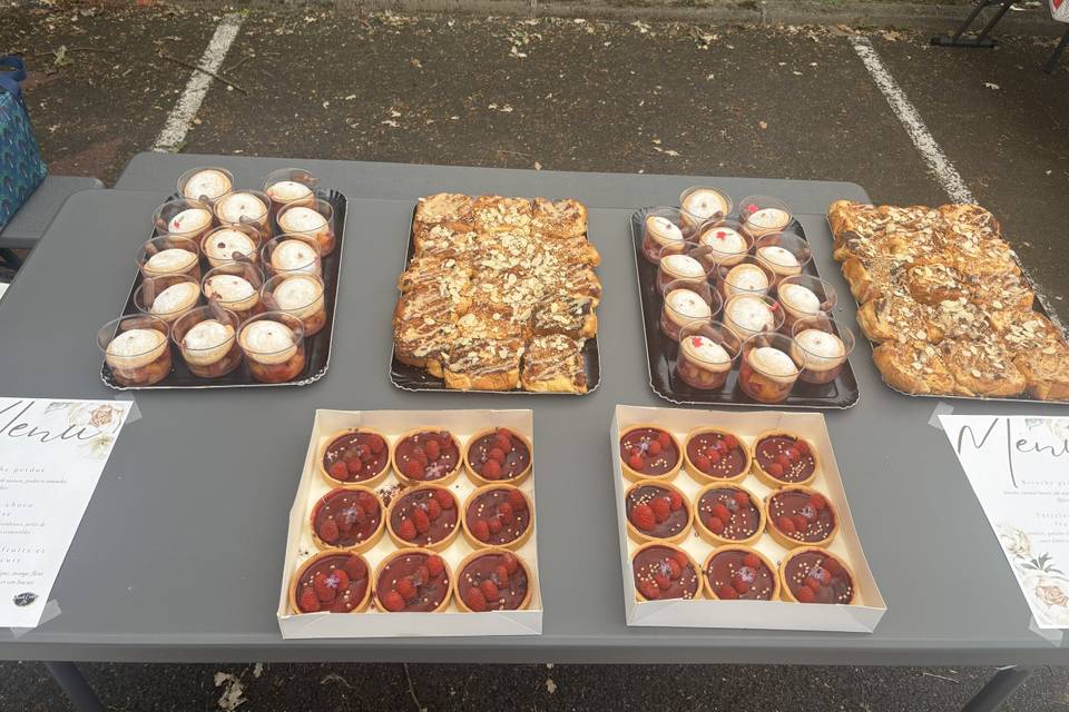 Livraison buffet sucré