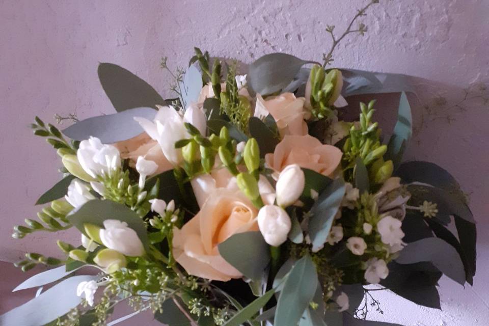 Bouquet de mariée champètre