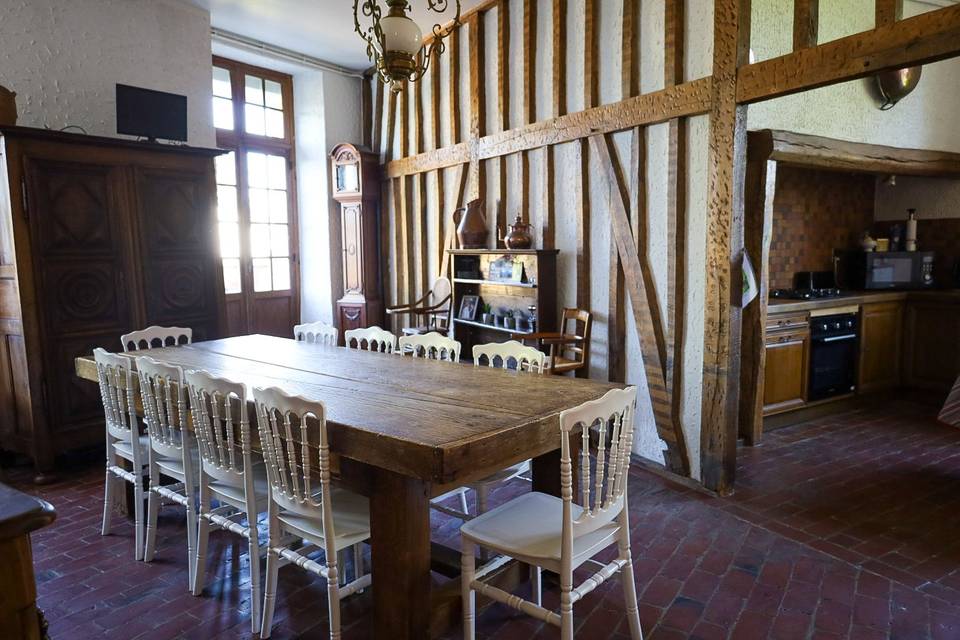 Salle à manger du gîte