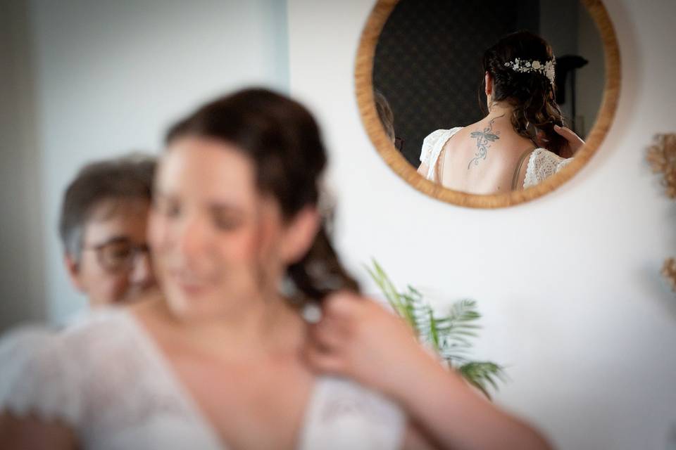 Préparatifs mariée
