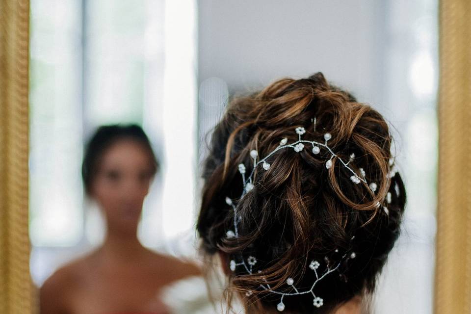 Préparatifs de la mariée