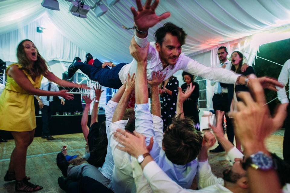 Paquito pendant le mariage