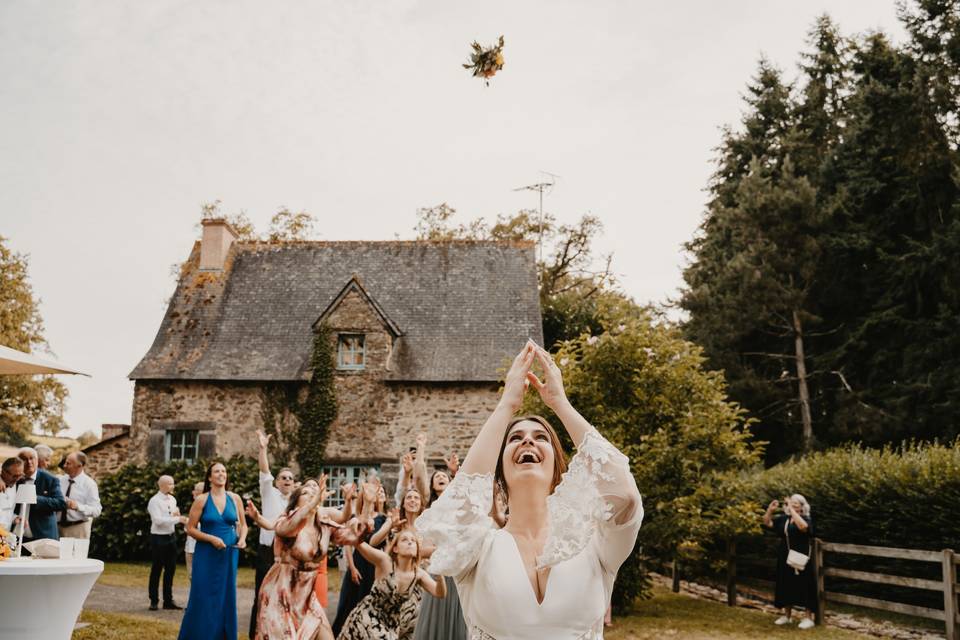 Lancé de bouquet