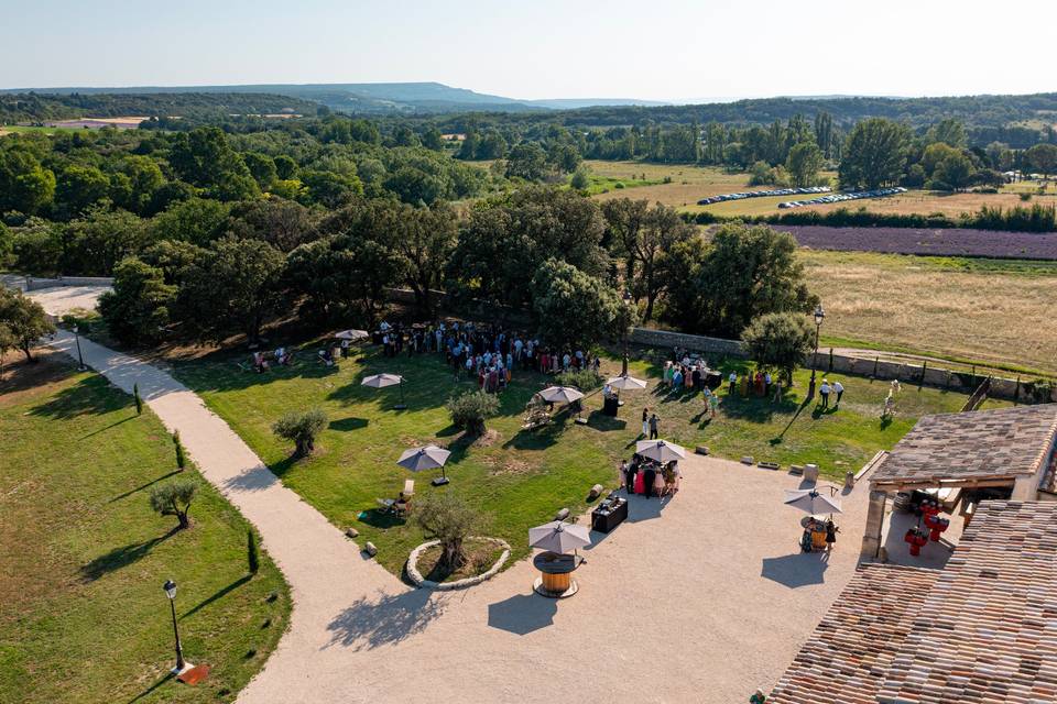 Jour de mariage à Grignan