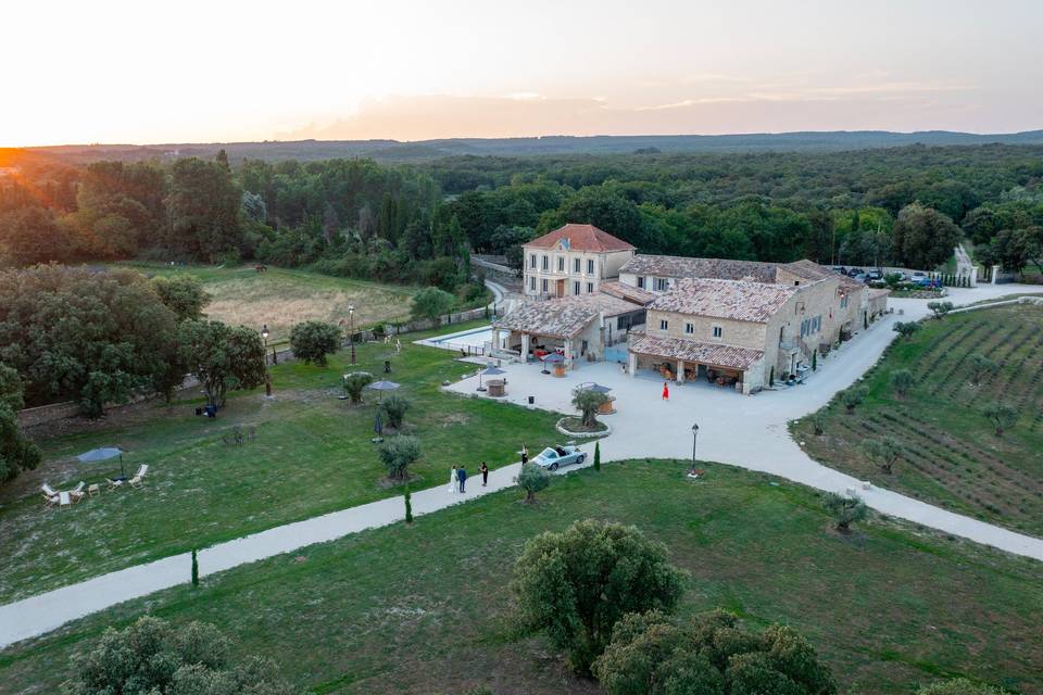 Jour de mariage à Grignan