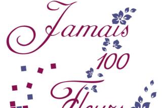 Jamais 100 fleurs logo bon