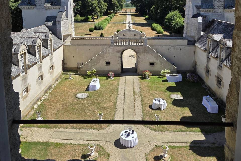 Vue depuis les chambres