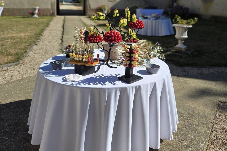 Cocktail en préparation