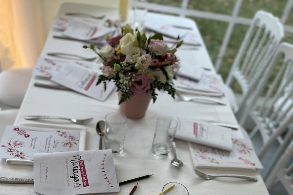 Table des enfants a Brognon