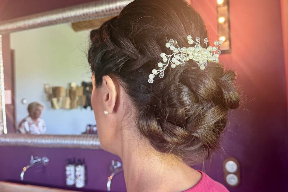 Chignon tressé