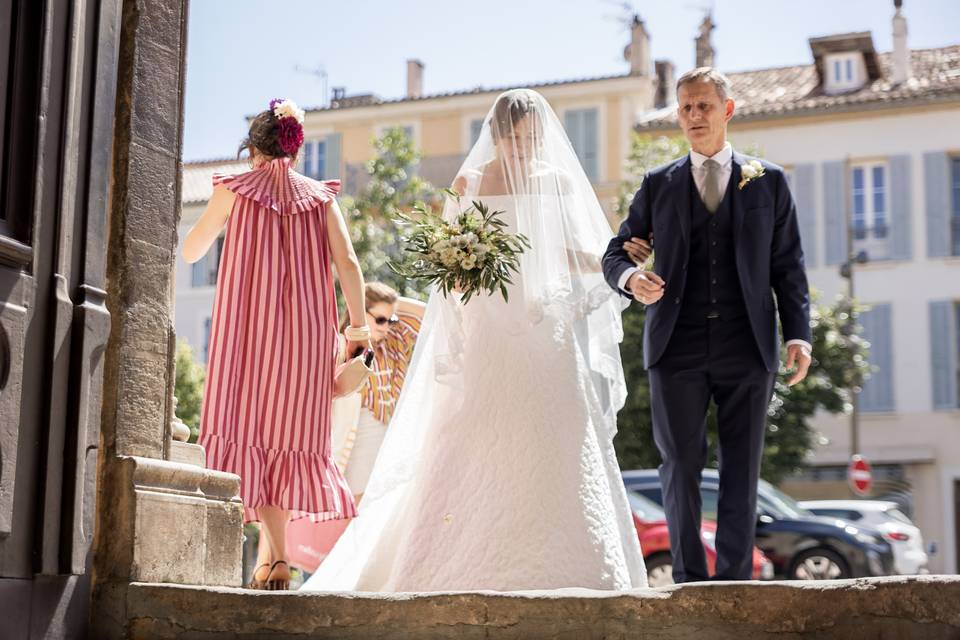 L'entrée de la mariée