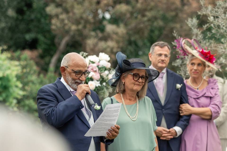 Discours du papa de la mariée
