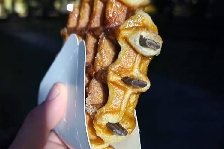 Gaufre de Liège fourrée chocolat