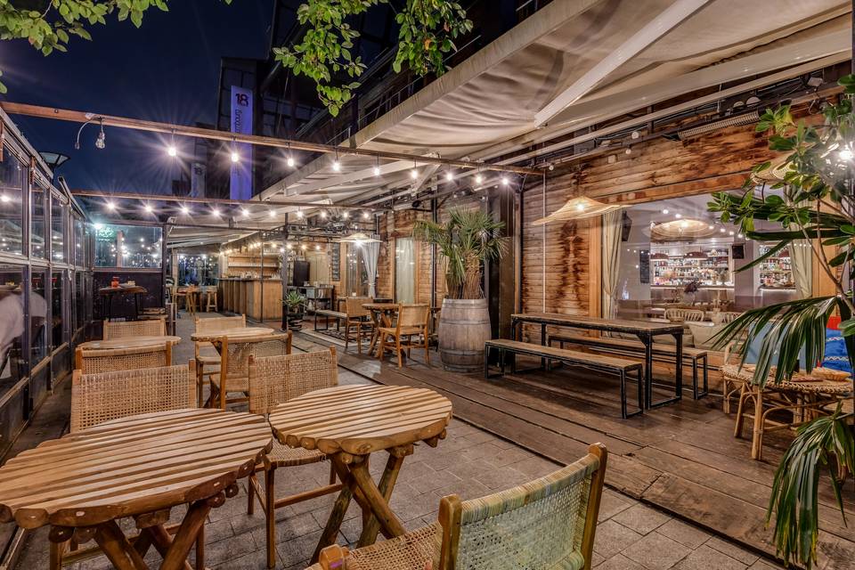Terrasse intérieur