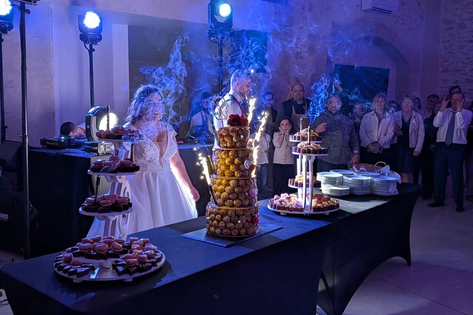 Pièce monté avec mignardise