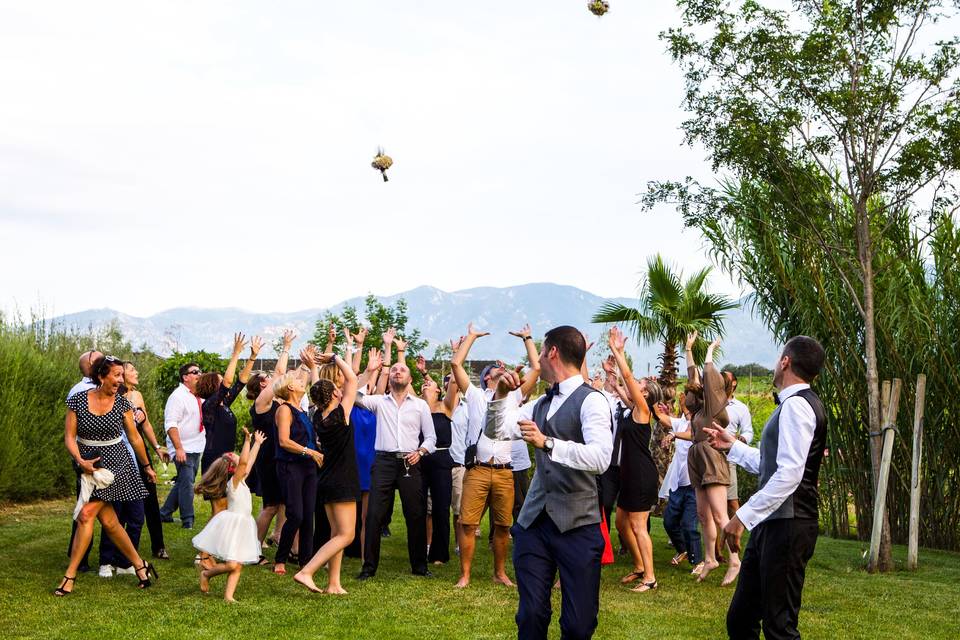 Lancer de bouquet