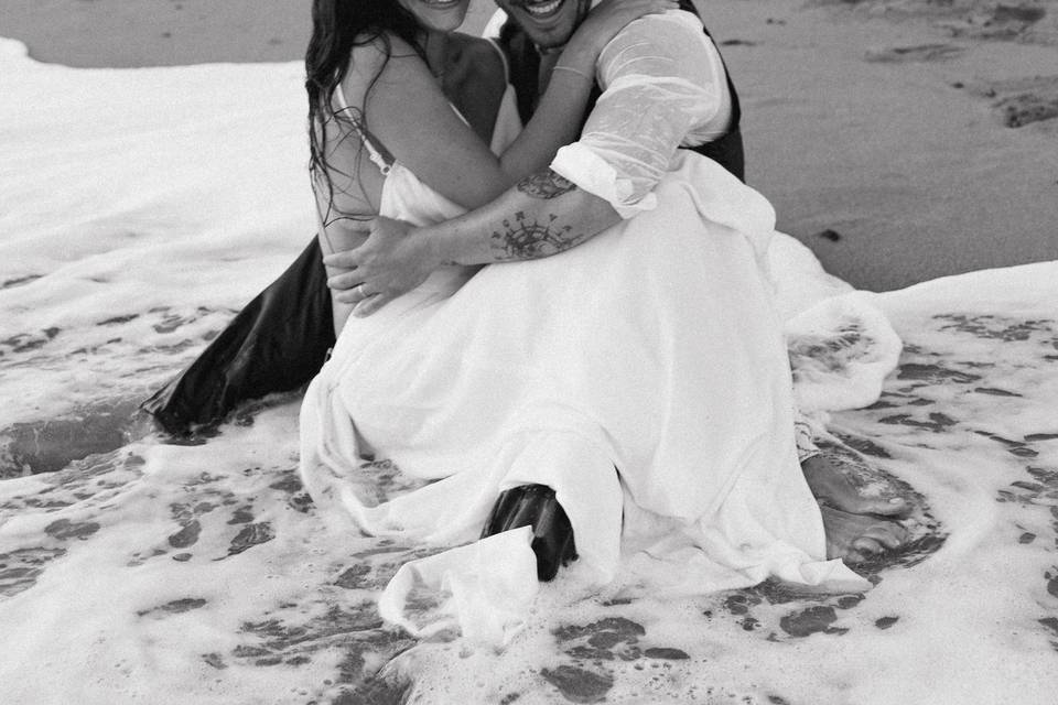 Couple sur la plage