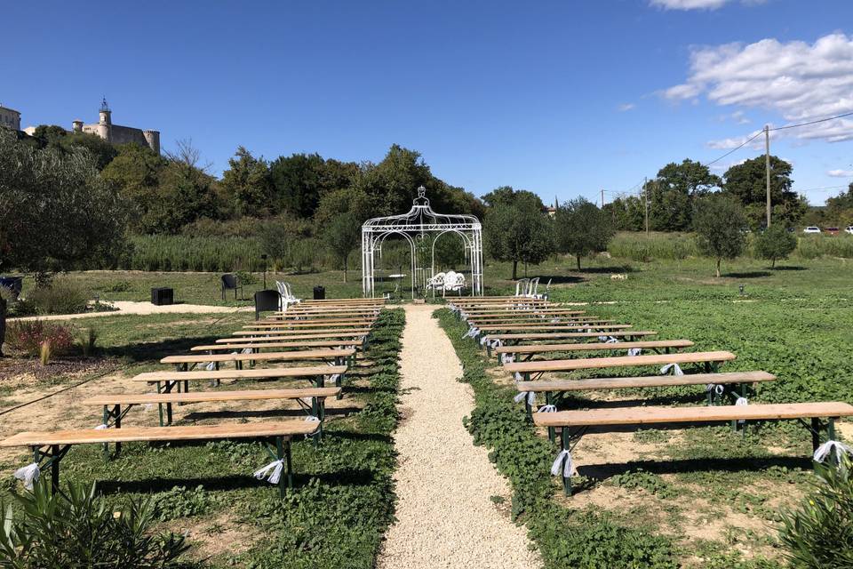 Cérémonie La Bastide de Lussan