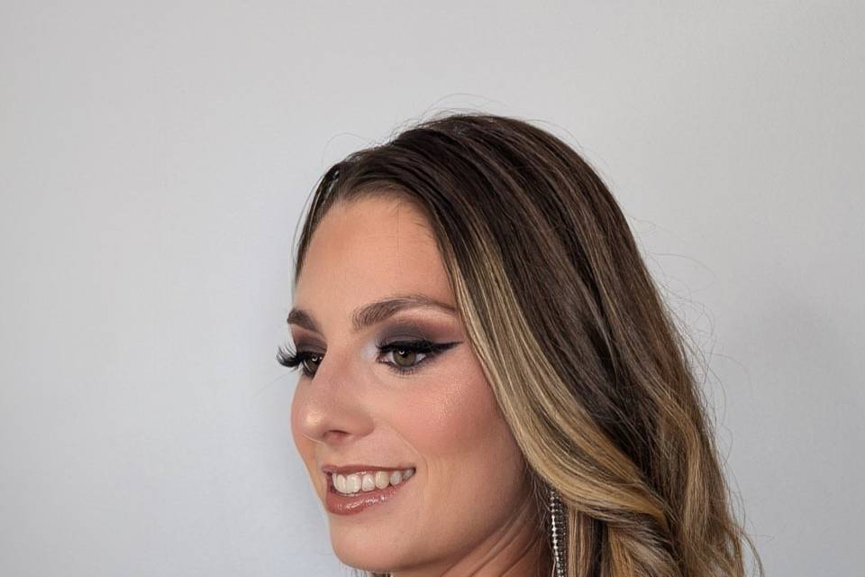 Maquillage mariée smoky eyes