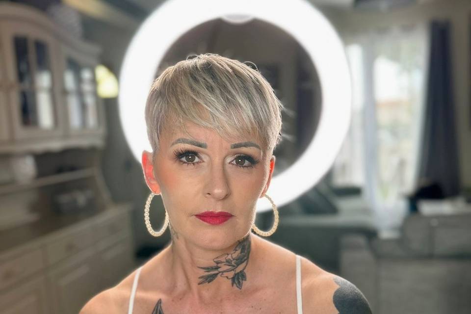 Maquillage mariée glam