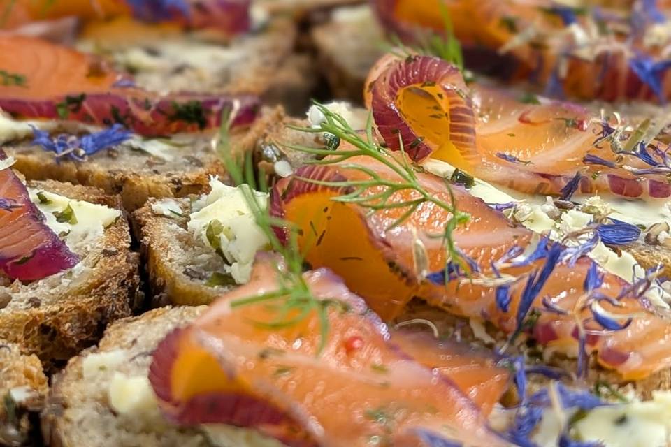 Tapas saumon