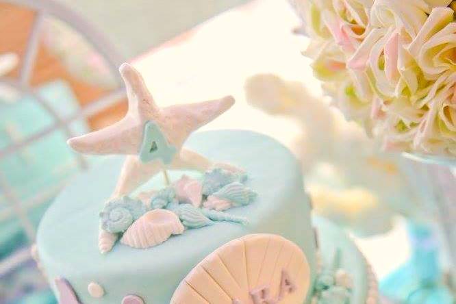 Gâteau anniversaire sirène