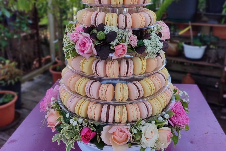 Pyramide de macarons