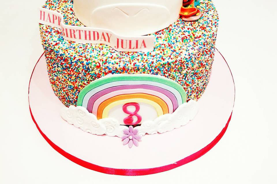 Licorne cake anniversaire