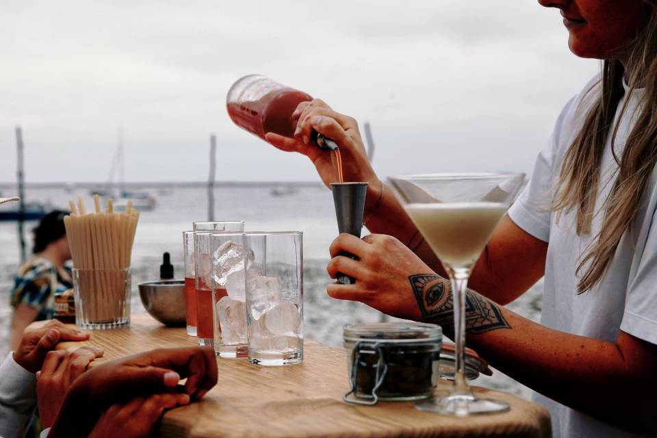 Préparation des cocktails