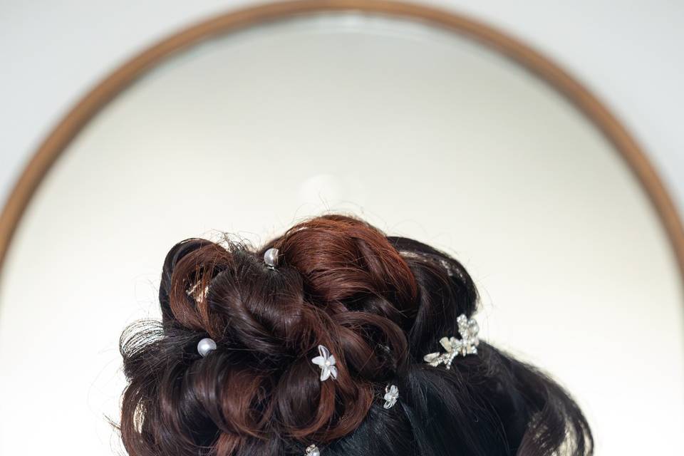 CHIGNON HAUT COQUE PRINCESSE