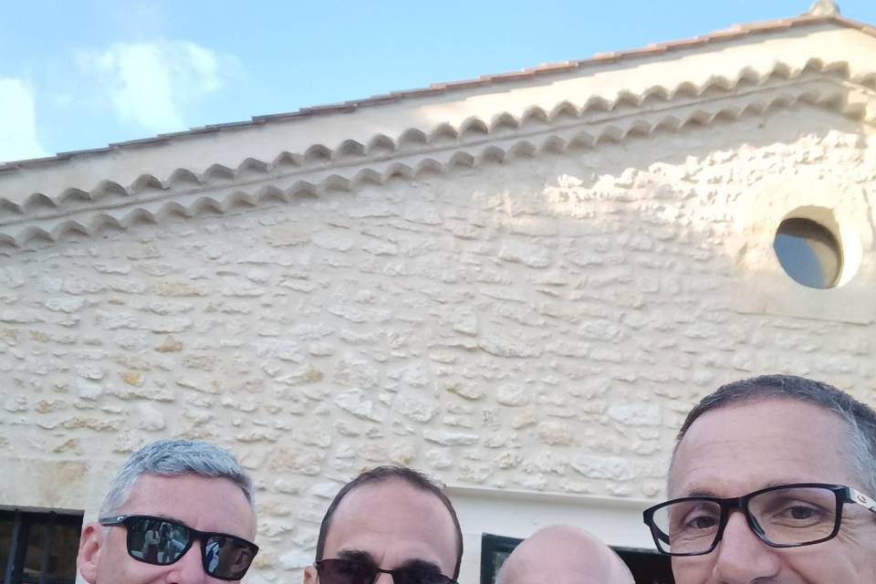 Rudy le marié et ses témoins