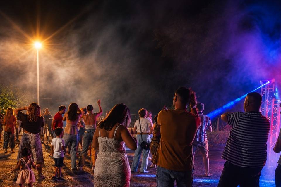Dancefloor on fire