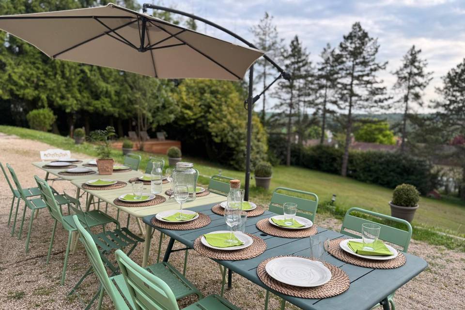 Terrasse - Villa blanche