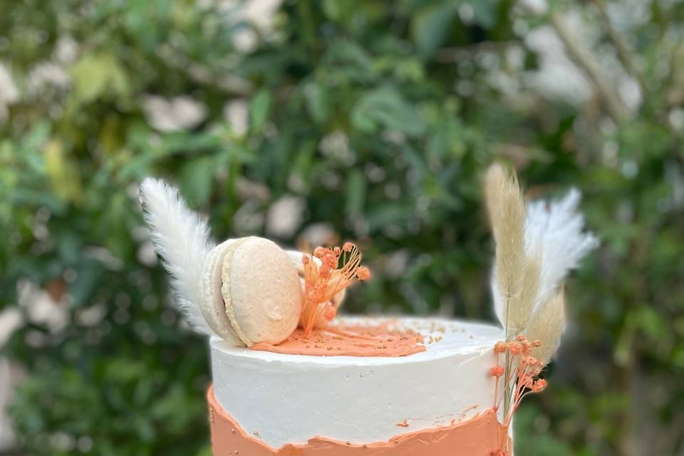 Orange bohème cake