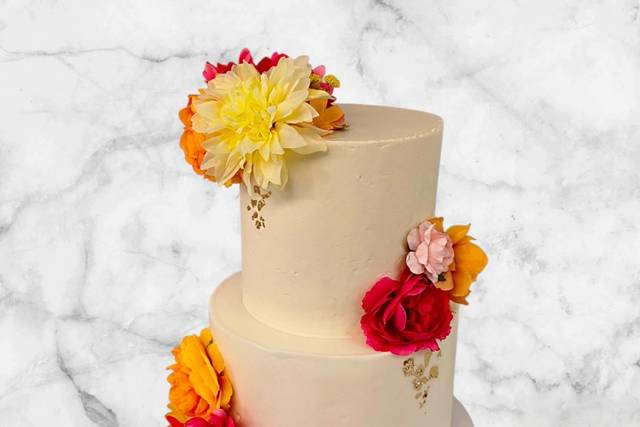 Layer cake fleuri