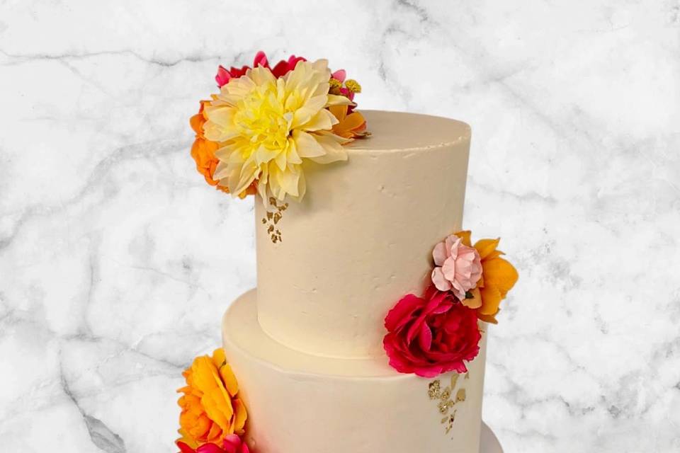 Layer cake fleuri