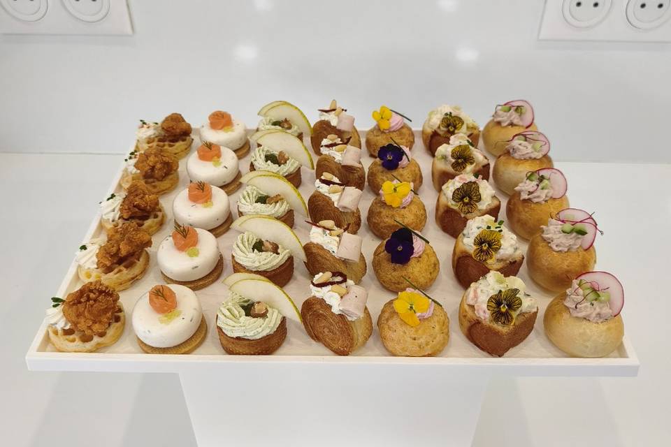 Pièces cocktails salé