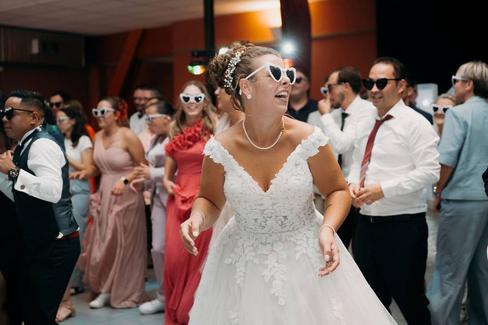 Happy bride