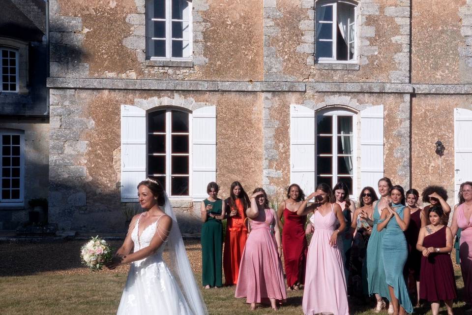 Lancer de bouquet